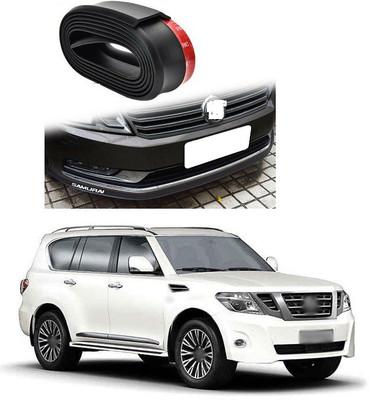 PECUNIA Car SUV Rubber Lip Skirt Protector Front Bumper Spoiler Side Splitter 2.5M Black A185 Car Beading Roll For Bumper(5 m)