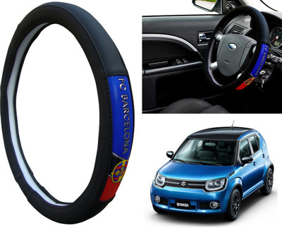 WolkomHome Steering Cover For Maruti Universal For Car(Black, Red, Blue, Leatherite)
