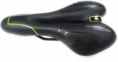 Schrodinger 70005 VEEBO Bicycle Cycle Pure Gel Saddle Seat Saddle(Black, Green)