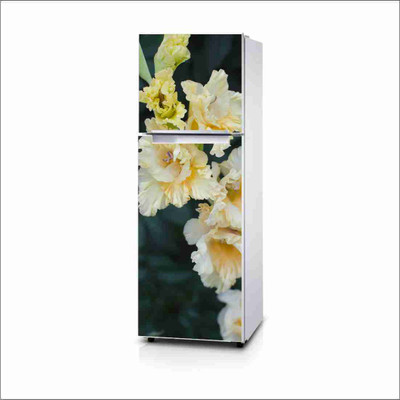 Printart 60 cm Nature Beautiful Flower Fridge Sticker, Wallpaper, Warp, Skin, Decals Large Vinyl And 3D Stickers. Self Adhesive Sticker(Pack of 1)
