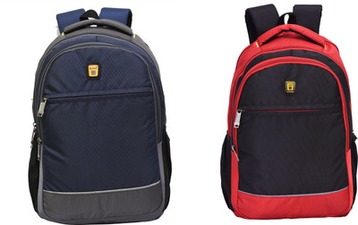 Blowzy Bags backpack Combo Stylish Collage Bags & Laptop Bags Waterproof 36 L Laptop Backpack(Black, Blue)