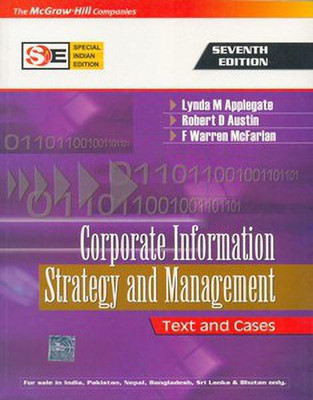 CORPORATE INFORMATION STRATEGY AND MANAGEMENT:Text and Cases  - Text and Cases(English, Paperback, Applegate Lynda)