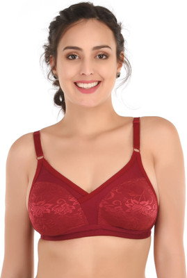Body Lable Women Full Coverage Non Padded Bra(Maroon)