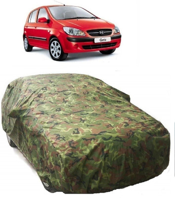 AutoKick Car Cover For Hyundai Getz Prime (With Mirror Pockets)(Multicolor)