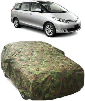 AutoKick Car Cover For Toyota Estima (With Mirror Pockets)(Multicolor)