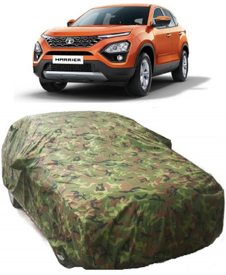 AutoKick Car Cover For Tata Harrier (With Mirror Pockets)(Multicolor)