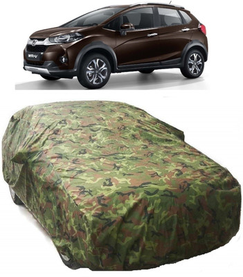 AutoKick Car Cover For Honda WR-V (With Mirror Pockets)(Multicolor)