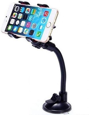 Trifles Car Mobile Holder for Windshield, Dashboard, AC Vent, Clip, CD Slot(Black)