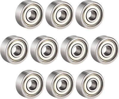ZMB 624 zz ID-4mm x OD-13mm x Width-5mm Pack of 10 Pieces Miniature Ball Bearing Wheel Bearing