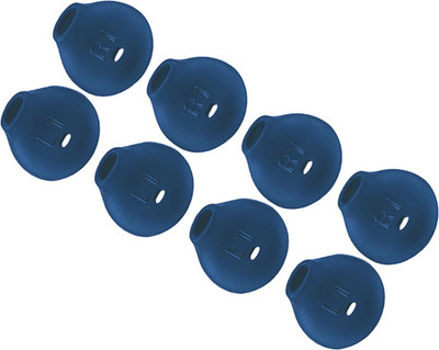 SOMETHING4U 8 pcs (4 Pair) earphone earbuds Blue In The Ear Headphone Cushion(Pack of 8, Blue)