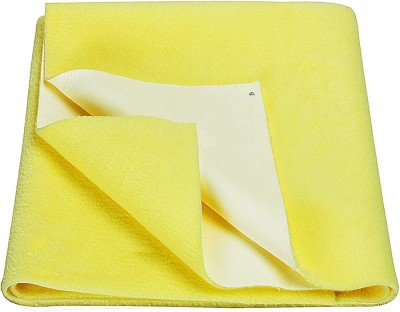 Keviv Cotton Baby Bed Protecting Mat(Yellow, Extra Large)