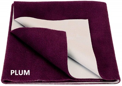 Keviv Cotton Baby Bed Protecting Mat(Plum, Medium)