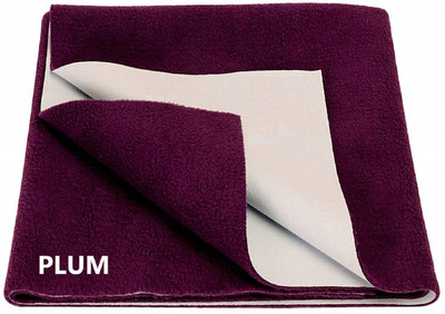 Keviv Cotton Baby Bed Protecting Mat(Plum, Medium)