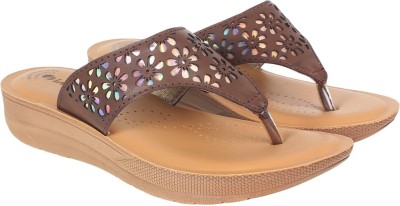 Inblu Women Flats(Brown , 8)