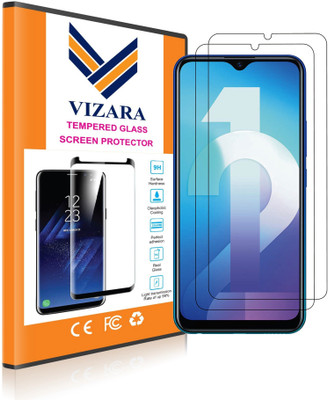 VIZARA Tempered Glass Guard for Vivo Y12(Pack of 2)