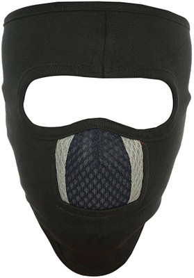 IM UNIQUE Black Bike Face Mask for Men & Women(Size: Free,  Balaclava)