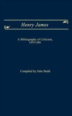 Henry James(English, Hardcover, Budd John M.)