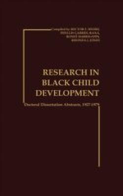 Research in Black Child Development(English, Hardcover, unknown)