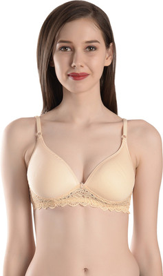 StyFun Premium Quality Padded Bra Women Push-up Lightly Padded Bra(Beige)