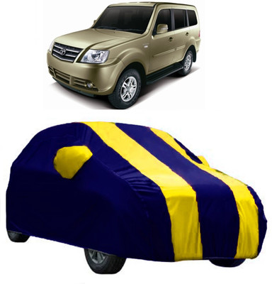 AutoKick Car Cover For Tata Sumo Grande MK II (With Mirror Pockets)(Multicolor)