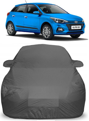EMVAROC Car Cover For Hyundai Elite i20 (With Mirror Pockets)(Grey)