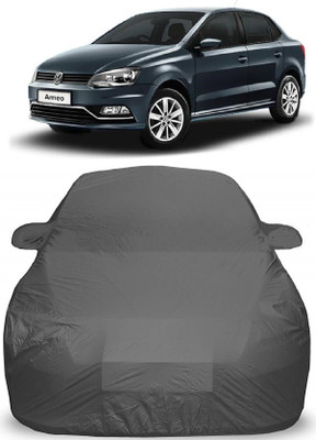 EMVAROC Car Cover For Volkswagen Ameo (With Mirror Pockets)(Grey)