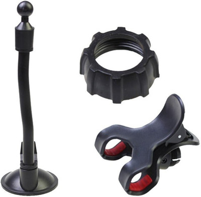 Trifles Car Mobile Holder for Dashboard, Clip, Windshield, AC Vent, CD Slot(Black)