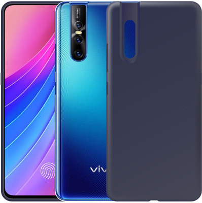 CASE CREATION Back Cover for Vivo V15 Pro (2019) Luxurious OG Series Slim Silicone Case(Blue, Shock Proof, Silicon, Pack of: 1)