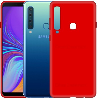CASE CREATION Back Cover for New Samsung Galaxy A9 2018 (2019) Soft Back Case Fashion Velvet Cover(Red, Grip Case, Pack of: 1)