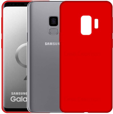 CASE CREATION Back Cover for Samsung S9 2019 Soft Back Case Fashion Velvet Cover(Red, Grip Case, Pack of: 1)