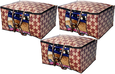 The Furnishing Tree Counterchange Pattern Blanket/Quilt Bag TFTBK63_S3Combo(Brick)