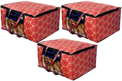 The Furnishing Tree Frieze Pattern Blanket/Quilt Bag TFTBK58_S3Combo(Maroon)