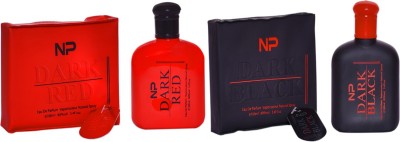 NP NEW PERFUMES Dark Red & Dark Black Perfume Gift Eau de Parfum  -  100 ml(For Men & Women)