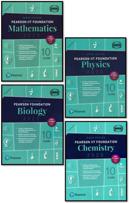 Pearson IIT Foundation Class-10 [ 4-Books Set (MATH. + PHY. + CHEM. + BIO.) ](Paperback, SONAL JAIN, VIPIN KUMAR, ASHI JAIN, AISHWARYA GUPTA)