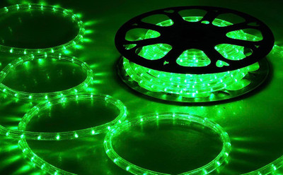 WISENT 1200 LEDs 10.16 m Green Steady String Rice Lights(Pack of 1)