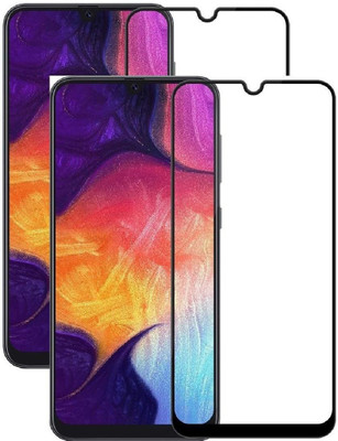 Fovtyline Edge To Edge Tempered Glass for Samsung Galaxy M21(Pack of 2)
