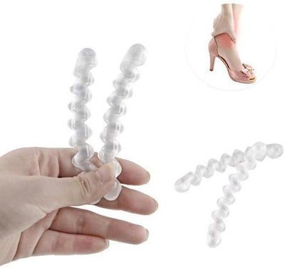 BOLDNYOUNG Secure Heels and Foot Bumper shoe Inserts Foot Support  (2 pair) Heel Support(White)