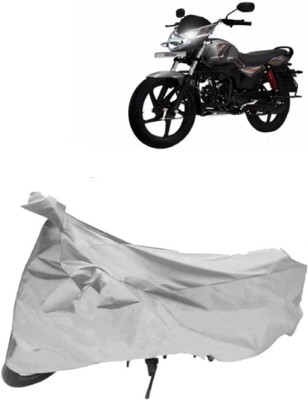 AutoKick Two Wheeler Cover for Mahindra(Pantero, Silver)