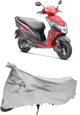 AutoKick Two Wheeler Cover for Honda(Deo, Silver)