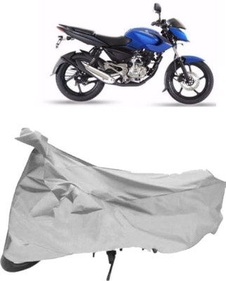 AutoKick Two Wheeler Cover for Bajaj(Pulsar, Silver)