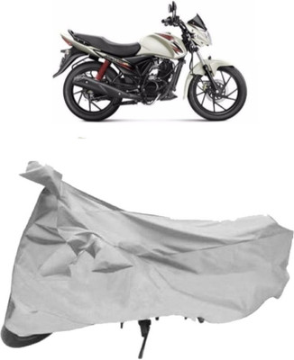 AutoKick Two Wheeler Cover for Suzuki(Sling, Silver)