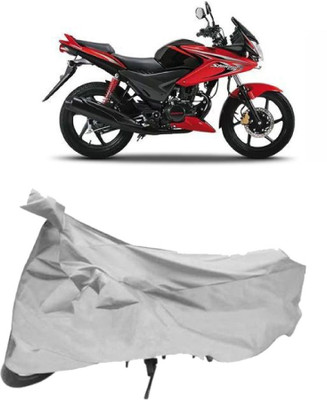 AutoKick Two Wheeler Cover for Honda(CBF Stunner, Silver)
