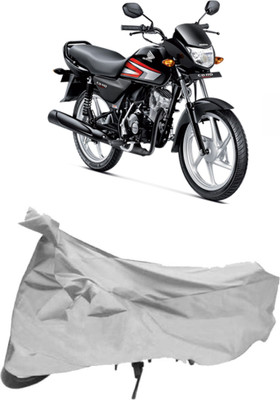 AutoKick Two Wheeler Cover for Hero(CD Dawn, Silver)