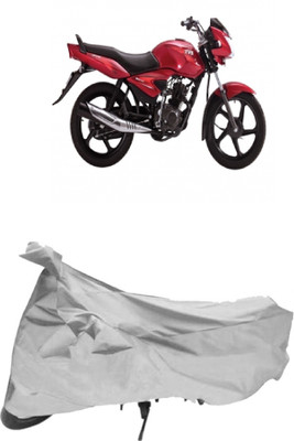 AutoKick Two Wheeler Cover for TVS(Jive, Silver)