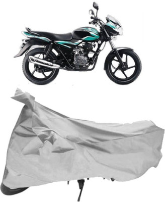 AutoKick Two Wheeler Cover for Bajaj(Discover 100 DTS-i, Silver)