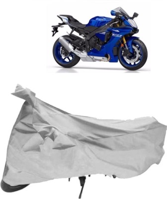 AutoKick Two Wheeler Cover for Yamaha(YZF R1, Silver)