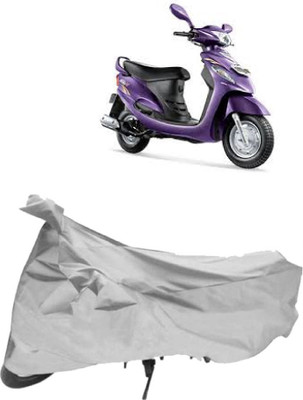 AutoKick Two Wheeler Cover for Mahindra(Rodeo, Silver)