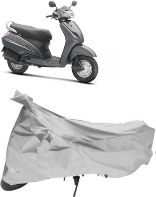 AutoKick Two Wheeler Cover for Honda(Activa 3G, Silver)