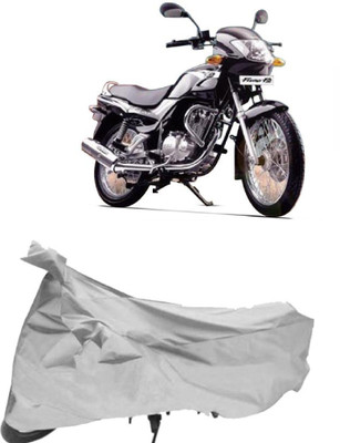 AutoKick Two Wheeler Cover for TVS(Fiero F2, Silver)