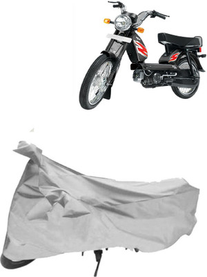 AutoKick Two Wheeler Cover for TVS(Heavy Duty Super XL, Silver)